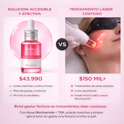 Serum Coreano AnuaLight™ - Niaciamida 10% + TXA4%
